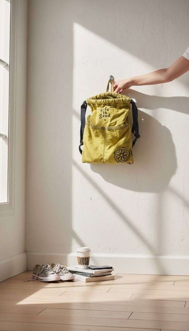 Life is Good drawstring backpack